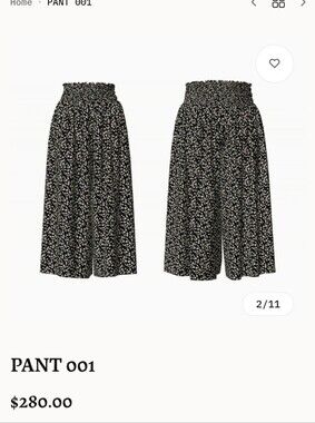 Pinecone Row Floral Skirt Pants